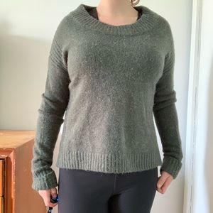 Dark green sweater